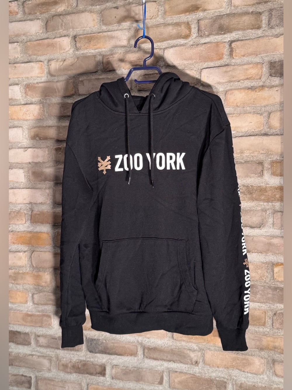 Zoo York Black Pullover Hoodie with White Logo